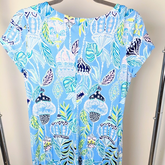 Lilly Pulitzer UPF 50+ SOPHILETTA DRESS Blue Peri Lapis Lanterns - Picture 7 of 12